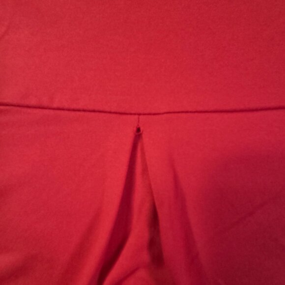 Zenana Maxi Dress Womens XL Red Brushed V-Neck Pockets Side Split Casual  New - Picture 11 of 11